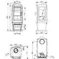 Печь-камин EVEREST S12Р-7