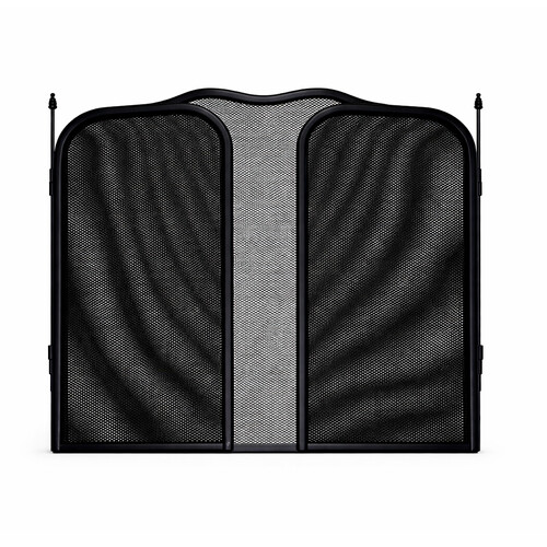 Экран каминный EVEREST FS48-B черный (57*108см)-5