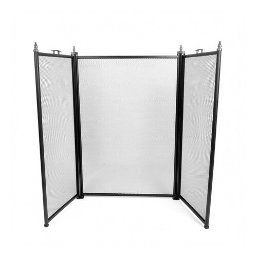 Экран каминный EVEREST FS202-B-B черный (61*96см)-3