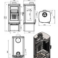 Печь-камин EVEREST H12РM-4