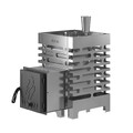Печь для бани ASTON 12 НЕРЖ. с баком на трубе 50л Ø115 (AISI 439) (круглый)-4