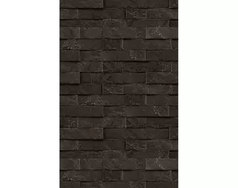Плита ДЕКОР №1010 (1200х800х9) "Черный камень" Вертикаль
