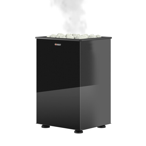 Электрокаменка EVEREST Черный Кристалл с парогенератором 9кВт (Black Crystal Steam S90)-7