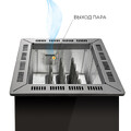 Электрокаменка EVEREST Черный Кристалл с парогенератором 9кВт (Black Crystal Steam S90)-9