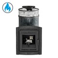 Печь банная «Атмосфера L» Пироксенит ламель+сетка с газовой горелкой-3