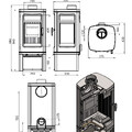 Печь-камин EVEREST H7PМ-4